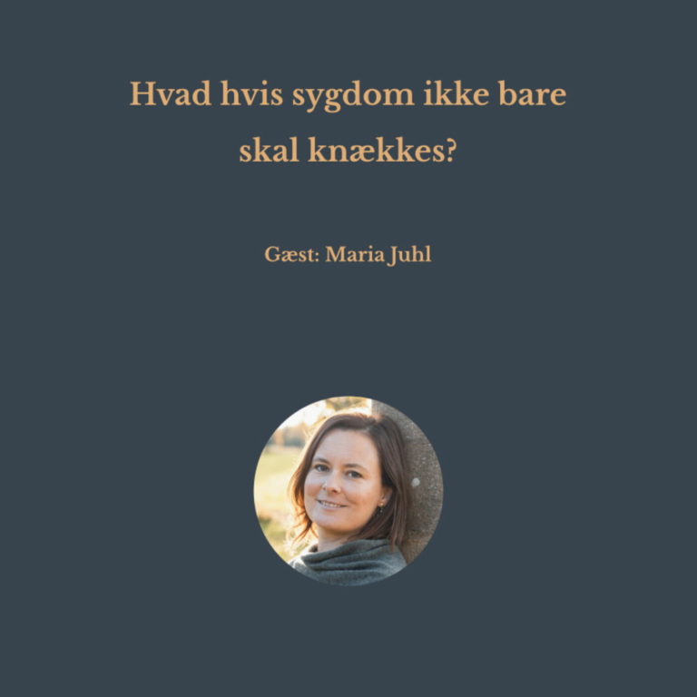 Hvad hvis sygdom ikke bare skal knækkes
